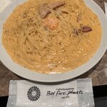 ベビーフェイスプラネッツ - チーズ濃厚カルボナーラ Sサイズ！