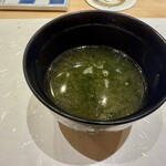 鮨やまけん - 味噌汁