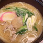 めんぼう壱久 - 味噌鍋うどん 890円