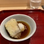 銀座 きた川 - 白茄子天ぷら