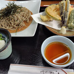軽井沢十割そば 大禅 - ザルそば天麩羅付き
