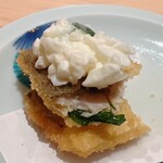 鮨 めい乃 - ナカズミフライのホワイトタルタル、ってなところかな