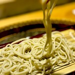 つるとかめ - 緑がかるのは新蕎麦の証拠や♪香り良し！喉越しもグー！！