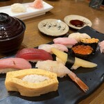 鮮 - 握り盛り合わせ