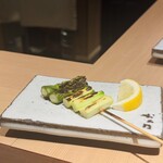 焼鳥 おみ乃 - アスパラガス
