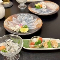 泳ぎとらふぐ活蟹料理 あじ平 曽根崎 - 