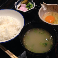 焼鶏あきら 中目黒本店 - 卵かけご飯