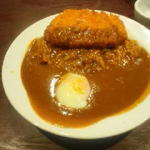 Koko Ichiban Ya - ロースカツカレー温泉卵付き(１辛・４００ｇ)