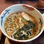 手打ちうどん 居食屋 凡愚 - 温そば　Zooooom up！