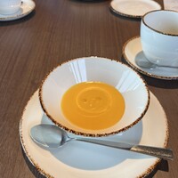 JAM17 DINING - じっくりローストしたバターナッツカボチャポタージュ カレー風味のオイル