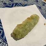 天ぷら浅沼 - モロッコインゲン