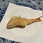 天ぷら浅沼 - クルマエビ(天つゆ用の厚衣)