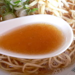 生姜ラーメン みづの - スープはこんな感じ