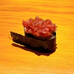 鮨 さかい - ネギトロ軍艦