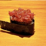 鮨 さかい - ネギトロ軍艦