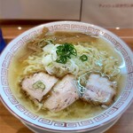 喜多方ラーメン 新じま - 2023,7月 塩ラーメン（麺大盛）