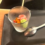 和フレンチバル村塾 - アミューズ…可愛い色合いですよね〜