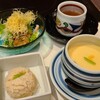 梅の花 - 梅ランチ 【豆腐焼売付】(税込2,420円、平日昼のみ）
①卯の花
②茶碗蒸し《白玉&銀杏&椎茸&剥き海老入り》
③豆腐サラダ