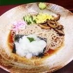 山喜 - 朝は、冷やしおろし蕎麦大盛り！(＾ｰ^)ノあいも変わらぬメニュー(^◇^