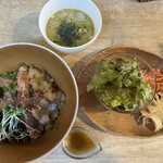Green Green Korean Dining - 特撰カンジャンセウビビンバ定食