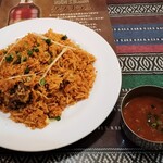 スワズ インド アジアン レストラン＆バー - マトンビリヤニ 1,100円