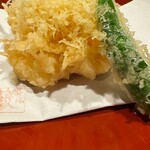 薮蕎麦 宮本 - 海老のかき揚げ