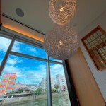 うなぎ四代目菊川 - 個室の照明もおしゃれでした♡♡