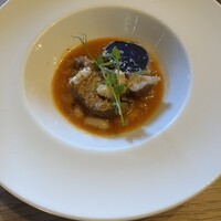 京町家イタリアンろんくす - もち豚肩ローストマト煮込み