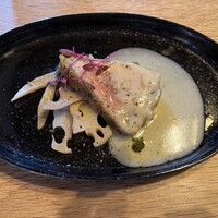 京町家イタリアンろんくす - 鮮魚の香草パン粉焼き