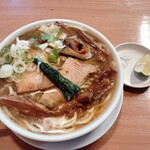 中華そば ひらこ屋 - 「さんまだし」中900円(+ネギダク)