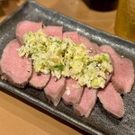 呑み処 赤さん - 牛タンの冷製～ゆず白菜ソースで～