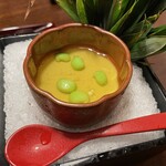 九兵衛旅館 - 鶴岡産だだちゃ豆の和風ムース