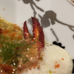 渡辺料理店 - この爪部分の迫力がすごいんだよね　盛り付けを元に戻して正解です