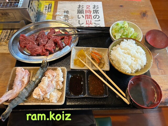 鉄板 牛カルビ焼肉｜柿安本店