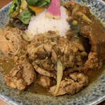 大衆中遊華食堂 八戒 - ラムカツカリィ・ラムクミン炒めカリィ