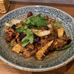 大衆中遊華食堂 八戒 - ラム肉とナスの辛味味噌炒め