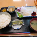 いくら亭 - いか刺し定食　1080円