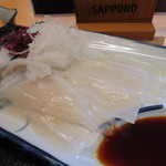 いくら亭 - いか刺し　透明でコリコリっ♪