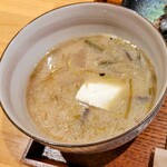 izakaya草 - 野菜たっぷりのみそ汁