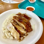 Tian Tian Hainanese Chicken Rice - Chicken rice(Roasted/M)@$6