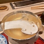 末冨 - 松茸と鱧しゃぶ