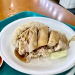 Tian Tian Hainanese Chicken Rice - Chicken rice(Steamed/M)@$6