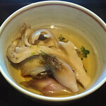 御料理ふじ居 - 天然舞茸、茗荷