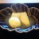 御料理ふじ居 - 藁苞豆腐
