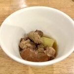 酒楽亭 空庵 - 豚スジの煮込み ぶどう山椒とリーキ