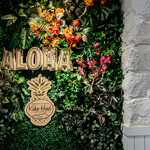 Koko Head cafe - フォトスポットの「アロハウォール」