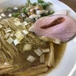 めん処 きよ洲 - オリーブオイルの香りが最後まで香ります！