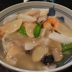 倪楊倫 - 2014.04　海鮮おこげ