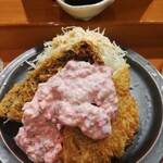 さけみ - アジフライ準備　しば漬けのタルタル添え　580円