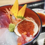 まつばら食堂 - 海鮮丼セット（税込1,300円）